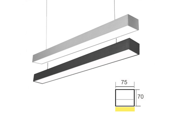 80 Watt Suspended Linear Led Lighting Dimmable Linear Recessed Led Ceiling Light Fixture