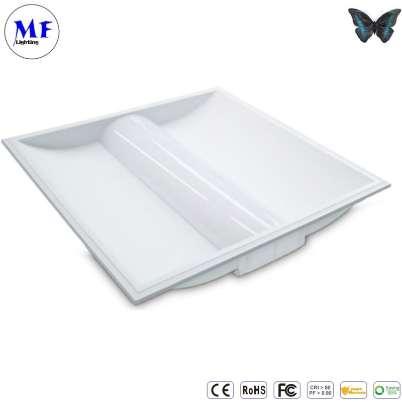 Anti Glare Ceiling LED Troffer Panel Light 2x2 2x4 Ft For Commercial Place Office Retail Store Classroom
