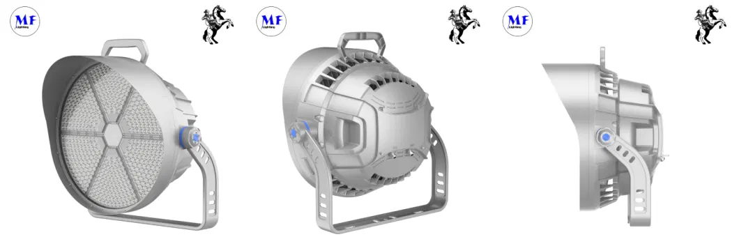 Factory Price High Power Floodlights 1200W 1000W 800W 600W 400W IP66 LED Flood Light LED High Mast for Race Course Golf Sport Field
