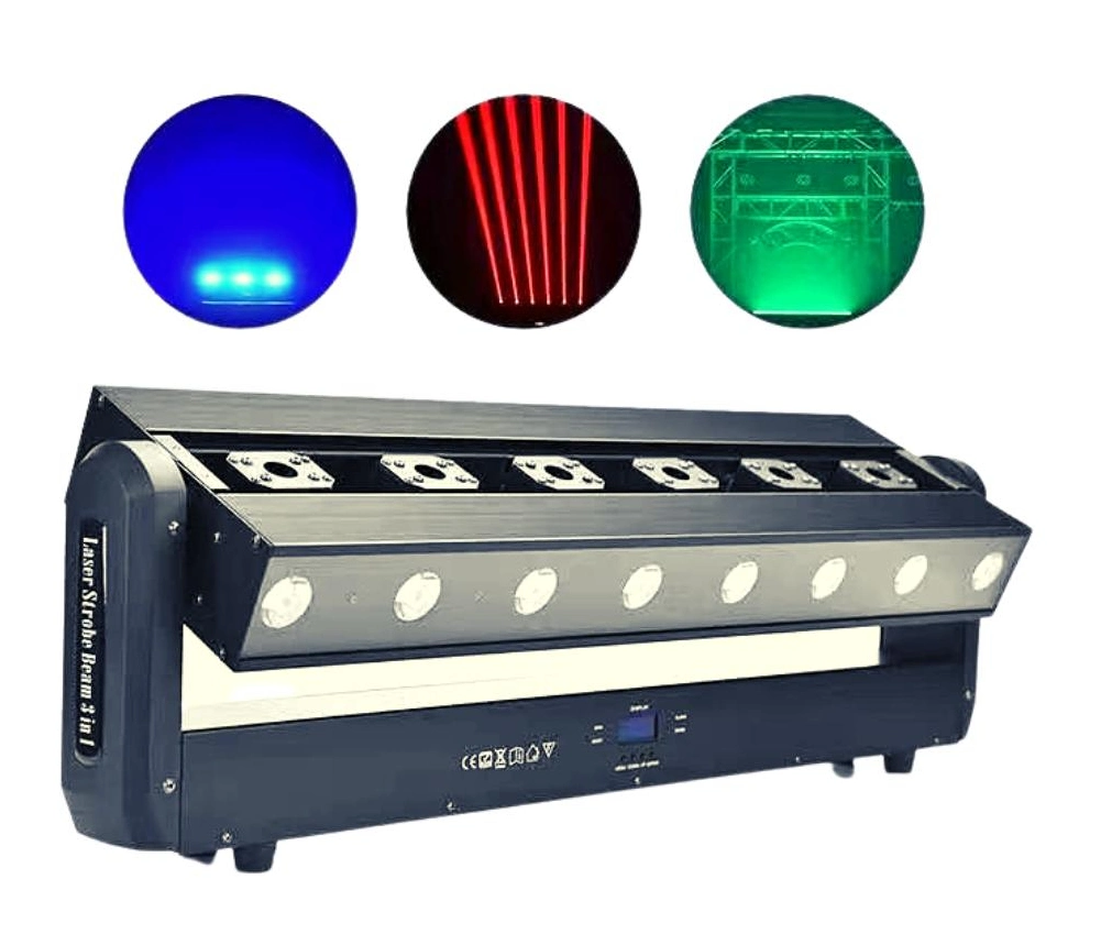 바 LED 움직이는 머리 셔피 빔 스테이지 라이트 300W Cmy 3 in One Beam Wash 레이저 움직이는 머리 조명 스팟 프로젝션 1