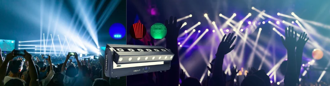 바 LED 움직이는 머리 셔피 빔 스테이지 라이트 300W Cmy 3 in One Beam Wash 레이저 움직이는 머리 조명 스팟 프로젝션 9