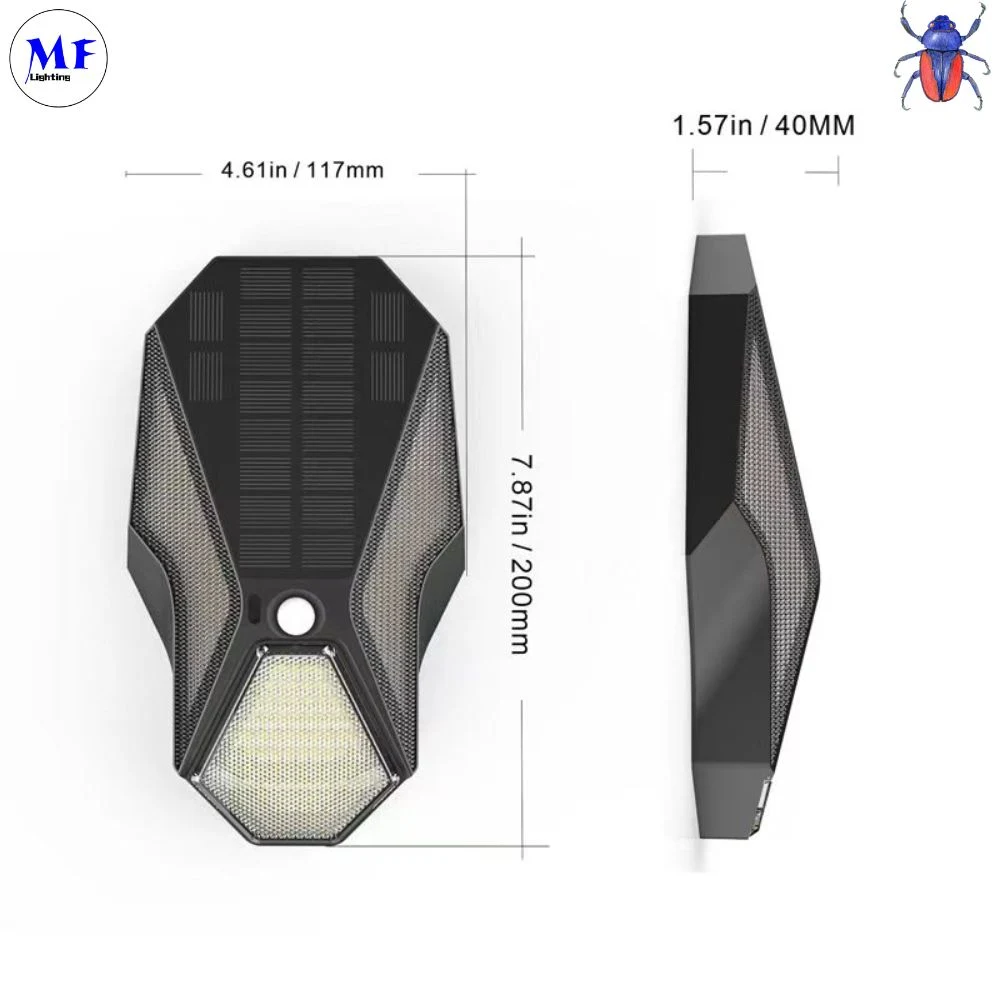 야외 조명 보안 조명 정원 조명 방수 IP65 CE RoHS 좋은 품질 태양 조명 야외 LED 새벽까지 11