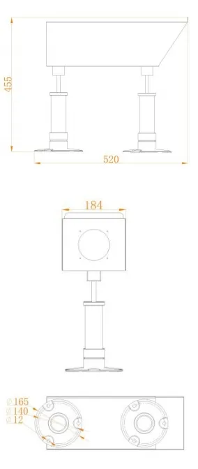 홍수 조명 헬리패드 헬리포트 헬리데크 LED 조명 4