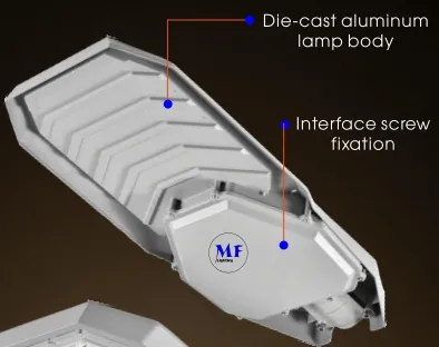 LED 태양광 정원 가로등 벽 조명 알루미늄 방수 200W IP65 IK08 소형 공원 경로 보도 고속도로 3