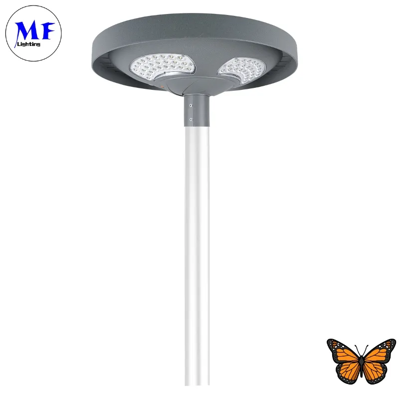 LED 태양광 정원 가로등 벽 조명 방수 40W IP65 Ik08 공원 길 인도 학교 법원 0