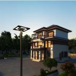 LED 태양광 정원 가로등 벽 조명 방수 40W IP65 Ik08 공원 길 인도 학교 법원 3