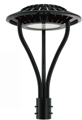 LED 정원 조명 조절 가능한 안티 습도 IP65 150W 방수 140lm / W 검은 요정 잔디 정원 포스트 탑 3