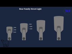 165lm/w NEMA 커넥터 LED 가로등 IP66 IK08 방수