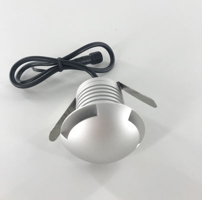 3W LED Recessed Inground lights with Cree LED, 12V or 24V IP67, Transparent lens