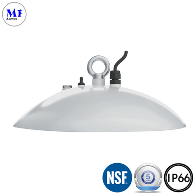 NSF Approved UFO LED High Bay Light  IP66 Easy Cleaning  60W 100W 150W 200W