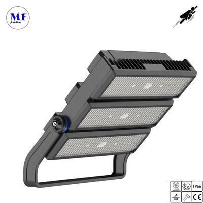 250W-1500W High Mast Power LED Flood Light IP66 Waterproof Ik10 Module With DMX Dali Dimming For Stadium Sport Field