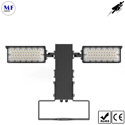 300W IP66 IK08 LED Outdoor Stadium High Mast Flood Lighting 10° /20° /40° /60° /90° 160lm/W Ra70 2700K-6500K for Sports