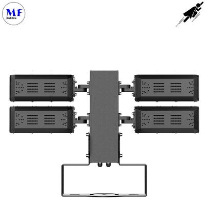 300W IP66 IK08 LED Outdoor Stadium High Mast Flood Lighting 10° /20° /40° /60° /90° 160lm/W Ra70 2700K-6500K for Sports