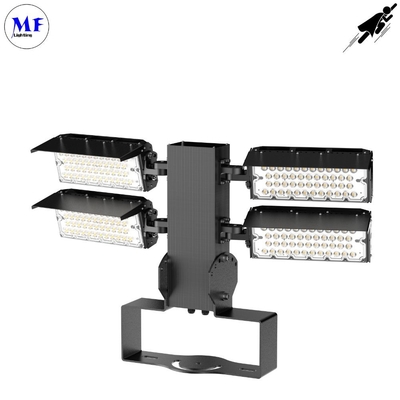 300W IP66 IK08 LED Outdoor Stadium High Mast Flood Lighting 10° /20° /40° /60° /90° 160lm/W Ra70 2700K-6500K for Sports