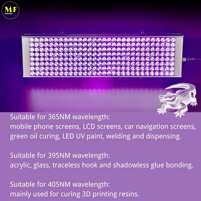 Factory Price 365/395nm Air-Cooled Dual-Fan Tech Die-Cast Alu IP43 Housing Dual-Wavelength 60W UV Curing Light for Mobile Screens 3D Resins Adhesives