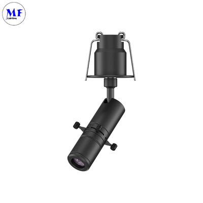 10W Fixed 55° Gobo Projector LED Contour Spotlight Track Light with Tridonic Driver for Versatile Lighting Solutions