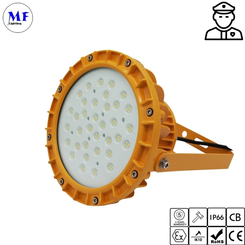 30W-200W Atex LED Explosion Proof Light With EX IP66 IK10  For Oil Chemical And Marine Gas Industry