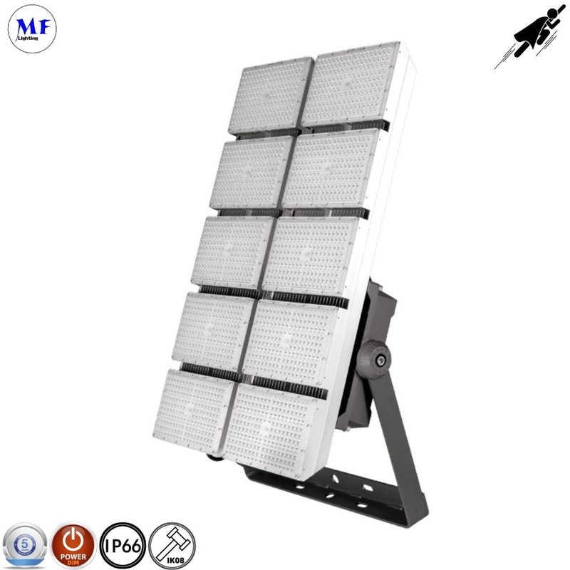 150W-1200W IP66 High Mast Stadium Light IK08 IK10 High Power Waterproof 140lm/W CRI80 5000K for Baseball Field