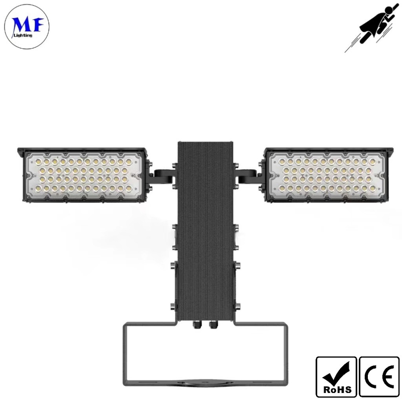 300W IP66 IK08 LED Outdoor Stadium High Mast Flood Lighting 10° /20° /40° /60° /90° 160lm/W Ra70 2700K-6500K for Sports