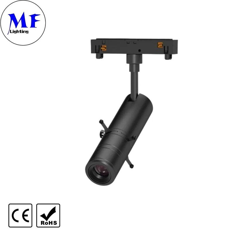 Versatile Shapeable Contour Spotlight Track Light for Museums with Flexible Rotation Head and Smooth Dimming System, All-in-One Spotlight Track Light