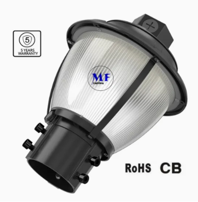 LED 정원 조명 조정 가능한 반 충격 IP65 48/64/80W 방수 130lm/W 랜턴 흑백 잔디