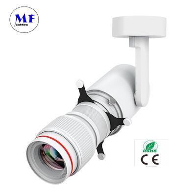 LED Shapeable 트랙 로고 고보 프로젝터 라이트 화이트 Zoomable Dali Dim IP65 Ra97+ 갤러리 미술 전시회 박물관