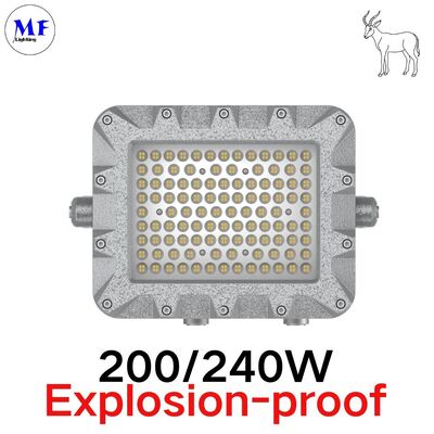 아텍스 IP66 IK08 폭발 방지 LED 홍수 조명 140LM/W 150W 200W 240W 300W 400W 온화 유리 렌즈로 석유 가스 화학 광업 위험 구역