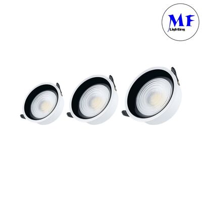 스마트 CCT 전력 조광 조절 가능 알루미늄 매립형 다운라이트 7W/10W/12W/15W/18W/20W/25W/30W/35W/40W/45W/50W/60W/70W/80W/100W LED 다운라이트