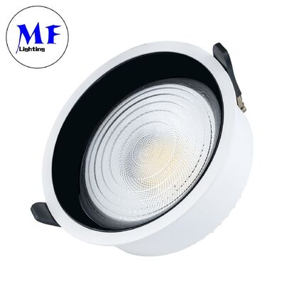 눈부심 방지 매립형 천장등 SMD LED 다운라이트 7W 10W 18W 30W 50W 100W, 120° 빔각, TRIAC/0-10V/DALI-2 디밍 가능, 160LM/W CRI90, 5년 보증