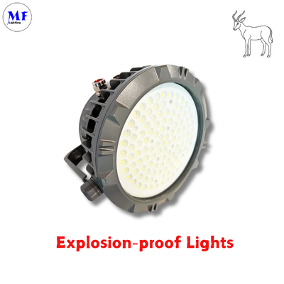 공장 가격 ATEX 인증 폭발 방지 홍수 조명, 석유 가스 LNG 화학 공장 Minging LED 폭발 방지 하이베이 조명, IP66 Ik08 다이 캐스트 알루미늄