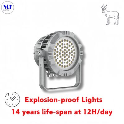 알루미늄 ATEX IECES EX 50/75/100/150/200/240/300/400W HIGHBAY IP66 IK08 온화된 유리 오일 가스 광산 폭발 안전 폭발 안전 물 보호 LED 높은 베이 라이트