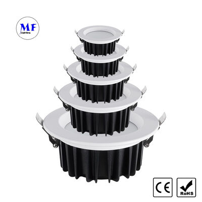 공장 가격 LED 렉시스 다운라이트 트리아크 0-10V 다리 다리-2 Dt6 Dt8 디메이블, 지그비 투야 와이파이 반 반등 IP40 다이 캐스트 알루미늄 천장 다운 라이트 호텔