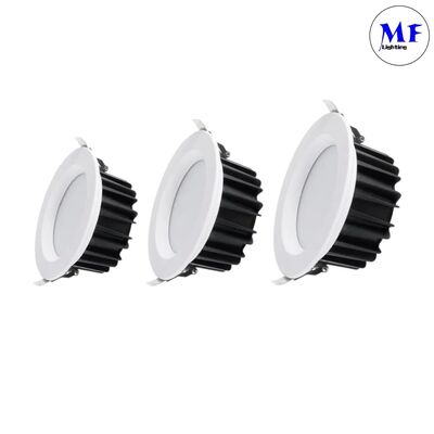 IP40 SMD 다운라이트 5W/7W/10W/12W/15W/20W/25W/30W/35W/40W/45W/50W 스마트 CCT 전력 조광 조절 스마트 트라이악 달리 0-10V 매입형 알루미늄 LED 다운라이트