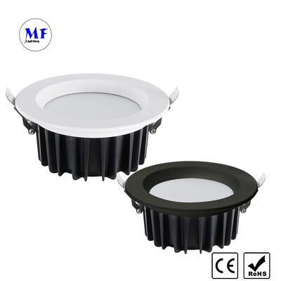 공장 가격 SMD LED 매입형 다운라이트 트라이악 5W/10W/25W/40W 0-10V Dali-2 Dt6 Dt8 디머블 스마트 Zigbee Tuya WiFi IP40 다이캐스트 알루미늄 천장 다운 라이트