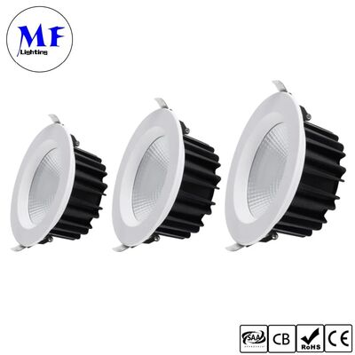5W CRI90 100lm/W 트리아크 /0-10V/Dali-2/Tuya Zigbee Dimmable LED 스팟 다운라이트 빔 각 60° Recessed Anti-Glare COB LED 다운라이트 상업용 장소