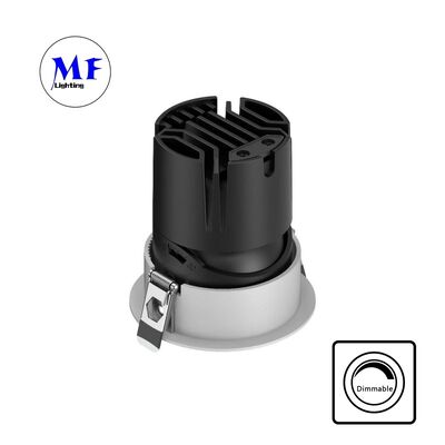 반 반사광 COB LED 뚜렷한 아래등 광 렌즈,15-55° 빔 각도,0-30° 조절 가능한 조명,110Vac 5CCT DIP & 200-240VAC 뚜렷한 아래등